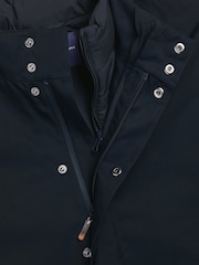 Charles Tyrwhitt Navy Blue 3in1 Raincoat With Detachable Gilet - Image 5 of 6