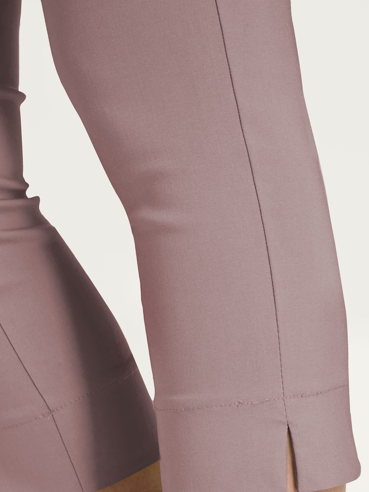Marrón - Pantalones capri elásticos recortados de Roman - Imagen 4 de 4 Marrón - Pantalones capri elásticos recortados de Roman - Imagen 4 de 4