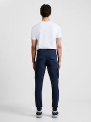 French Connection Blue Marine Cargo 100% Cotton Joggers - Image 2 of 3