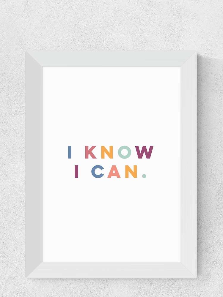 East End Prints Black I Know I Can Print - Image 1 of 2 East End Prints Black I Know I Can Print - Image 1 of 2