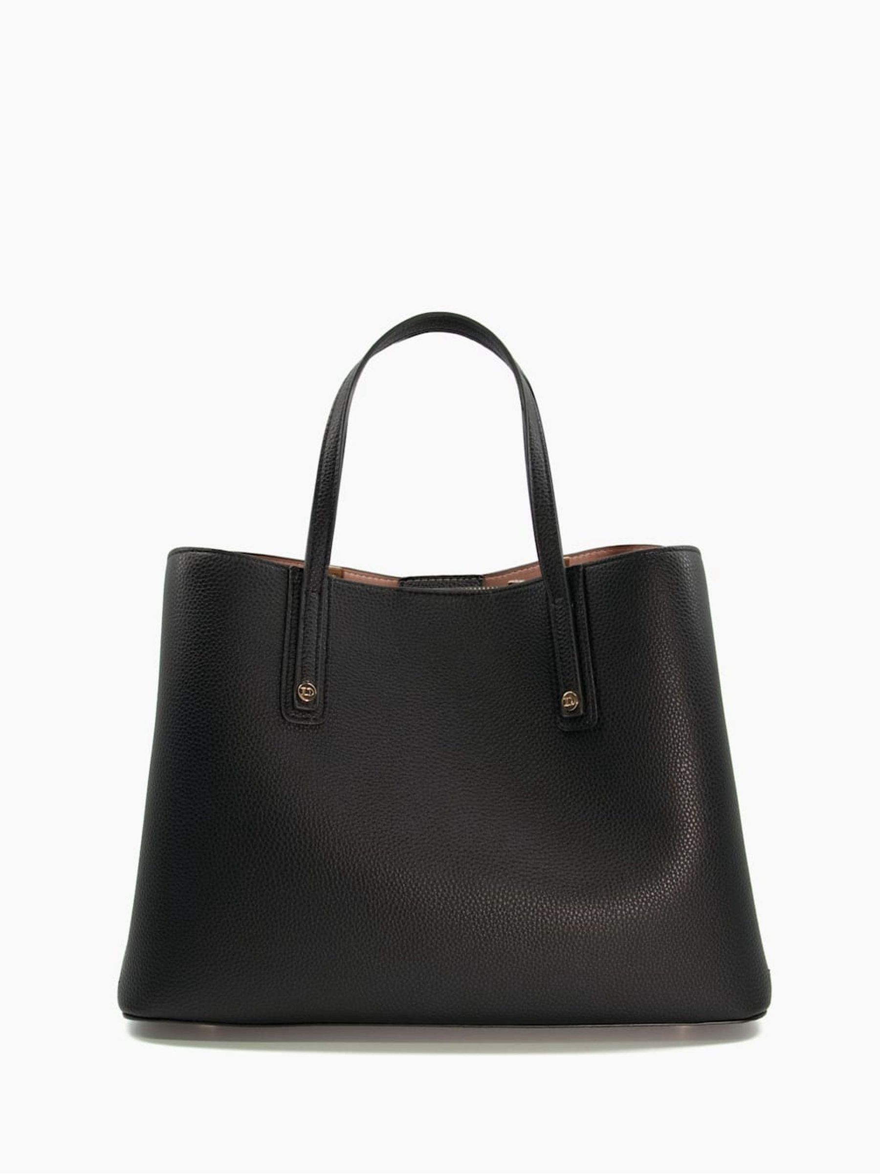 Buy Dune London Black Dorrie Synthetic Logo Hardware Tote Bag from Next Ireland