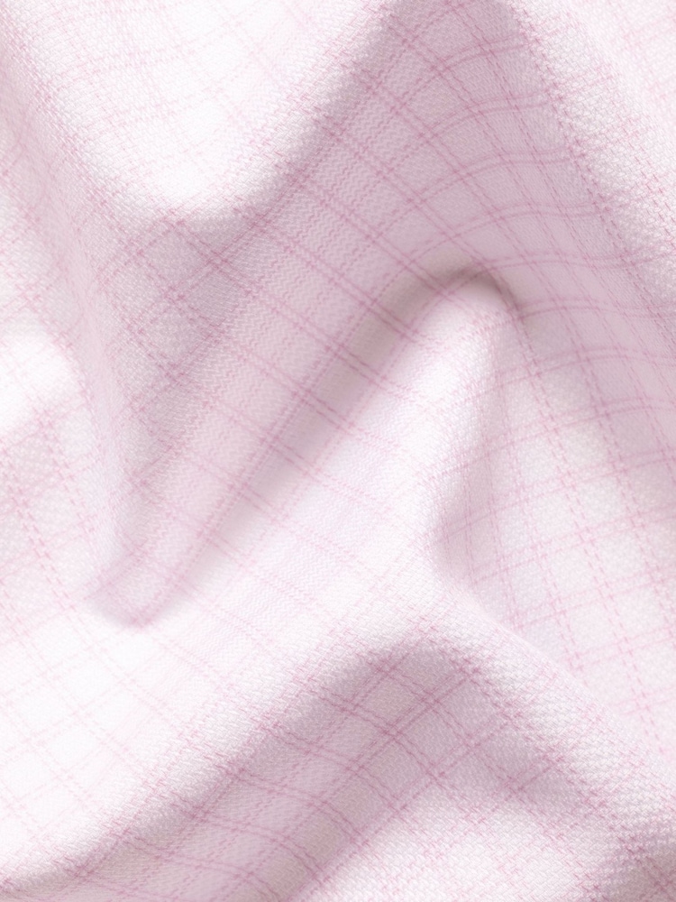 Rozā - Charles Tyrwhitt negludināms, elastīgs, Trafalgar Weave auduma krekls ar izgriezumu, pieguļošs piegriezums - Attēls 6 no 6 Rozā - Charles Tyrwhitt negludināms, elastīgs, Trafalgar Weave auduma krekls ar izgriezumu, pieguļošs piegriezums - Attēls 6 no 6