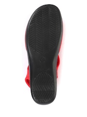 Pavers Red Ladies Stretch Sandals - Image 5 of 5