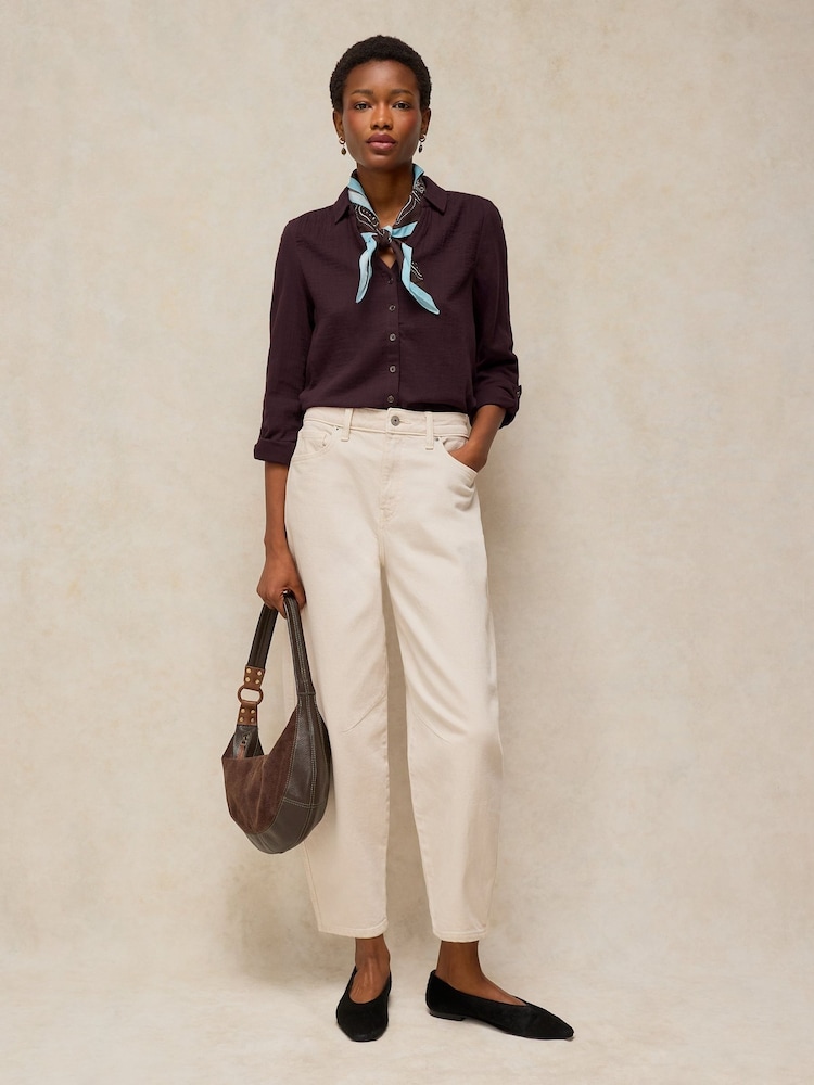 White Stuff Brown Annie Double Cloth Shirt - Image 1 of 6