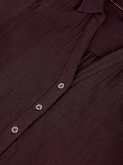 White Stuff Brown Annie Double Cloth Shirt - Image 6 of 6