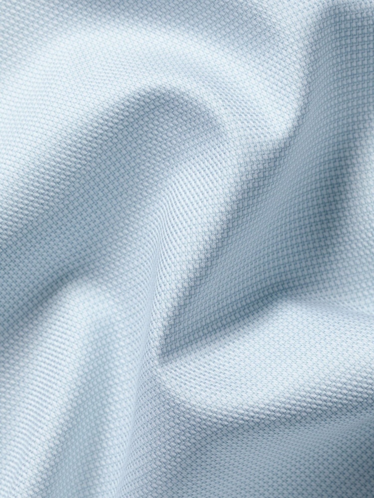 Zaļš - Charles Tyrwhitt negludināms, elastīgs, Trafalgar Weave auduma krekls ar izgriezumu, pieguļošs piegriezums - Attēls 5 no 5 Zaļš - Charles Tyrwhitt negludināms, elastīgs, Trafalgar Weave auduma krekls ar izgriezumu, pieguļošs piegriezums - Attēls 5 no 5