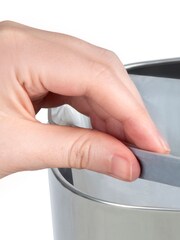 Morphy Richards Chrome 42L Square Sensor Bin - Image 3 of 3