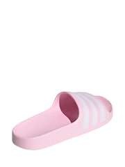 Rosa - Chanclas juveniles Adilette de Adidas - Imagen 4 de 10