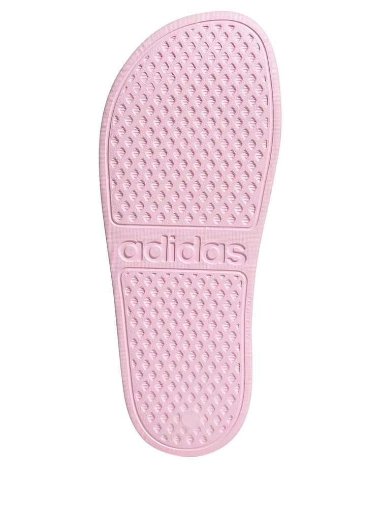 adidas Pink Adilette Youth Kids Sliders - Image 7 of 10