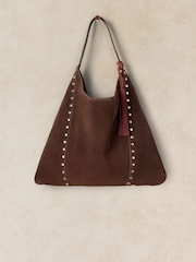 White Stuff Brown Mimi Stud Shoulder Bag - Image 1 of 4