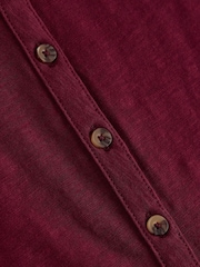 White Stuff Purple Nina Notch Button T-Shirt - Image 6 of 6