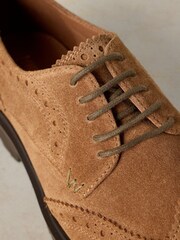 White Stuff Brown Thalia Chunky Leather Brogues - Image 4 of 4
