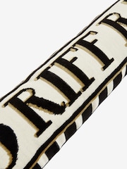 Black No Riff Raff Cut Velvet Draught Excluder - Image 4 of 4