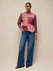 White Stuff Talia Colourblock Jumper - 6의 이미지 1