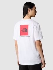 The North Face White Mens Redbox Short Sleeve 100% Cotton T-Shirt - Image 1 of 3