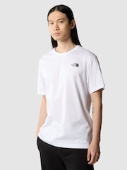 The North Face White Mens Redbox Short Sleeve 100% Cotton T-Shirt - Image 2 of 3