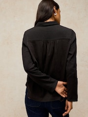 White Stuff Black Annie Double Cloth Shirt - Image 2 of 6