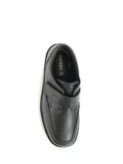 Pavers Ajustable Wide Fit Zapatos de cuero negro - Imagen 4 de 5