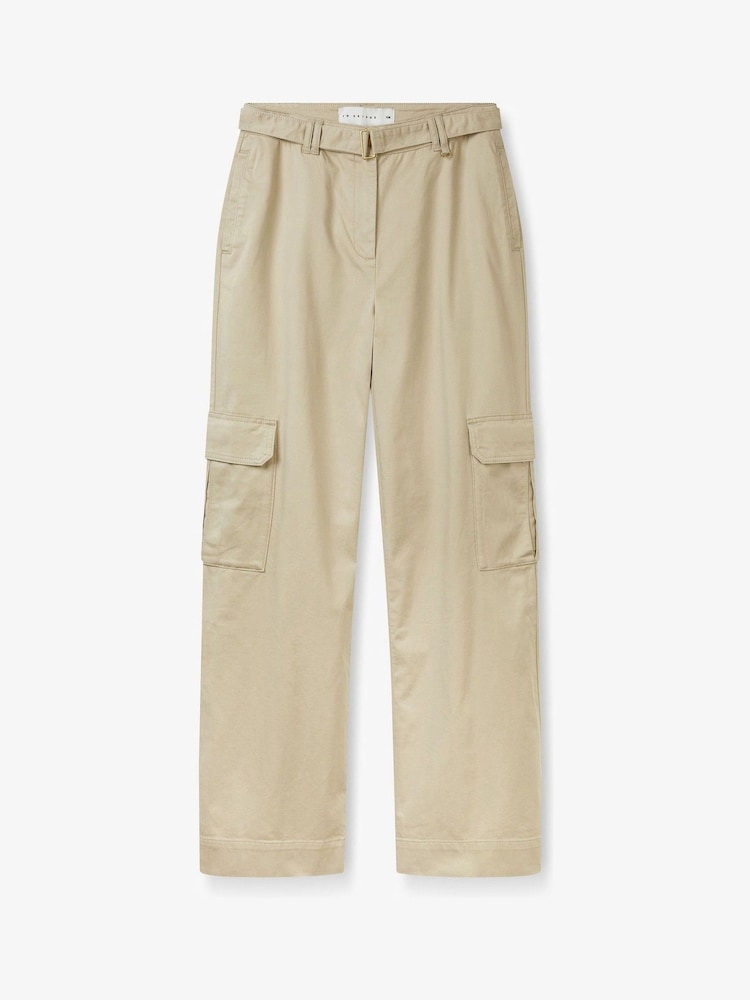 FW Bridge Dahlia Neutral Belted Cargo Trousers - Image 7 of 7 FW Bridge Dahlia Neutral Belted Cargo Trousers - Image 7 of 7