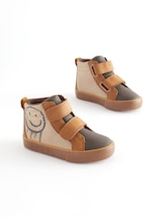 Neutral Graffiti Standard Fit (F) Warm Lined Touch Fastening Boots - Image 1 of 5