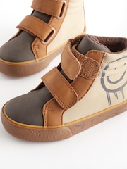 Neutral Graffiti Standard Fit (F) Warm Lined Touch Fastening Boots - Image 5 of 5