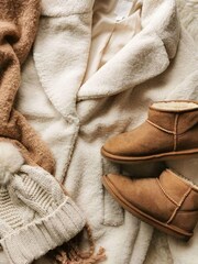 EMU Australia Brown Micro Australian Sheepskin Ankle Boot - Image 6 of 7