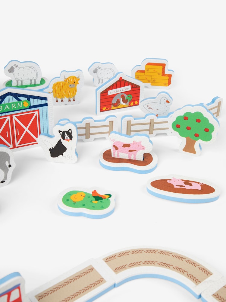 JoJo Maman Bébé Farm Foam Bath Shapes - Image 4 of 4