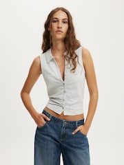 Polo Cotton On con fruncido frontal - Imagen 1 de 4