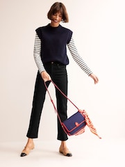 Boden Dark Black Mid Rise Slim Jeans - Image 1 of 5