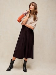 White Stuff Brown Marlowe Cord Skirt - Image 1 of 6