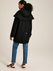 Joules Edinburgh Black Premium Waterproof Hooded Raincoat - Image 3 of 11