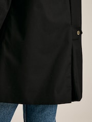 Joules Edinburgh Black Premium Waterproof Hooded Raincoat - Image 7 of 11