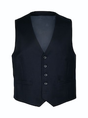 Charles Tyrwhitt Flannel Slim Fit Plain Waistcoat - 4суретінің 4 суреті
