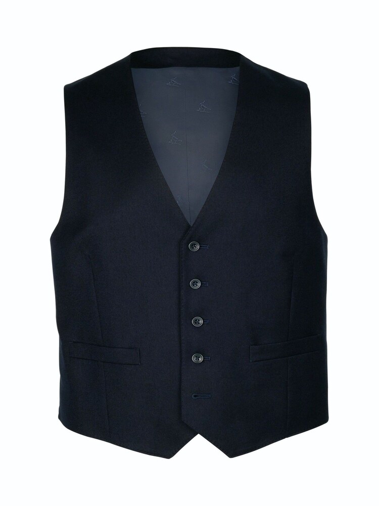 Charles Tyrwhitt Flannel Slim Fit Plain Waistcoat - 4суретінің 4 суреті