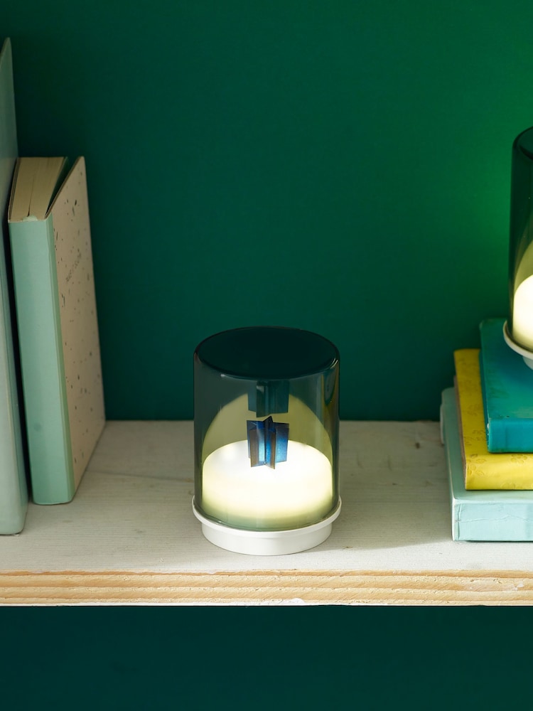 Indigo Owl Green Small Gem Wireless Table Lamp - Image 2 of 5