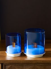 Indigo Owl Blue Small Gem Wireless Table Lamp - Image 4 of 5