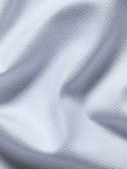 Ledus zils - Charles Tyrwhitt negludināms, elastīgs, Trafalgar Weave auduma krekls ar izgriezumu, pieguļošs piegriezums - Attēls 6 no 6