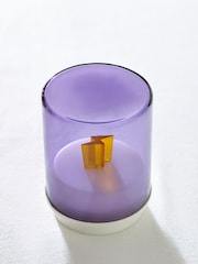 Indigo Owl Lilac Purple Small Gem Wireless Table Lamp - Image 3 of 5