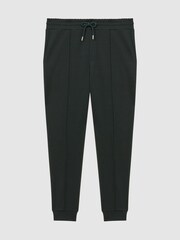 Reiss Emerald Premier Plain Interlock Jersey Drawstring Joggers - Image 2 of 4