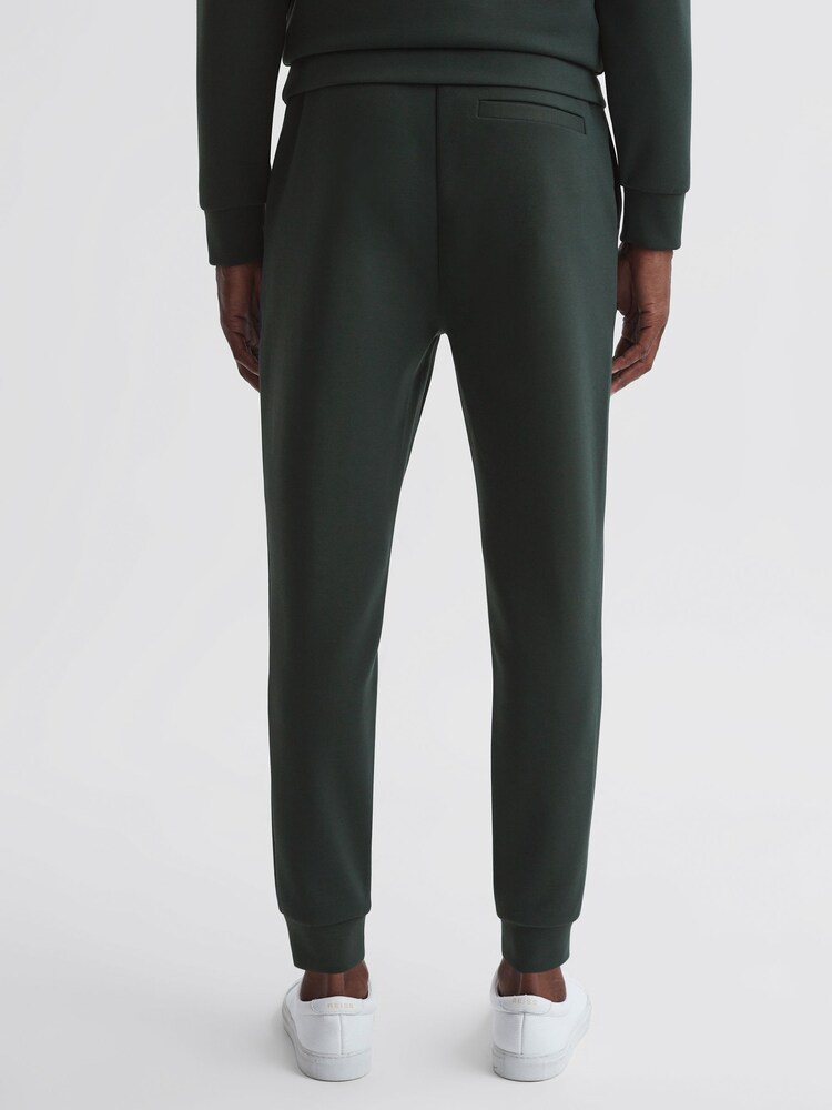 Reiss Emerald Premier Plain Interlock Jersey Drawstring Joggers - Image 4 of 4