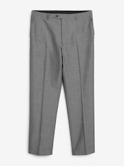 Light Grey Regular Fit Suit Trousers - Image 5 of 8