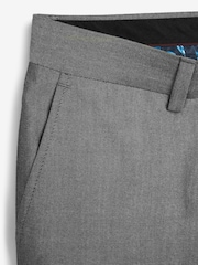 Light Grey Regular Fit Suit Trousers - Image 6 of 8