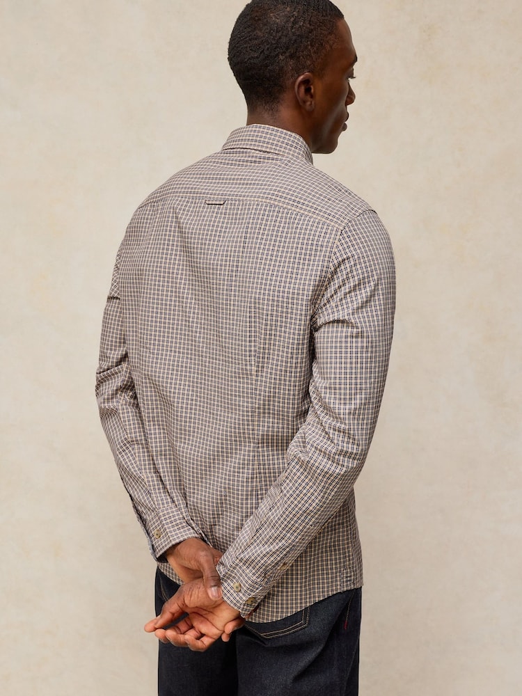Natural - Camisa Oxford ajustada Bruton de White Stuff - Imagen 2 de 6