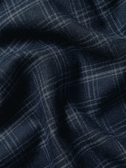 Indigo zils - Charles Tyrwhitt rūtainais, birstēts flaneļa krekls - Attēls 5 no 6