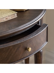 Gallery Home Brown Maddy Demi Lune Table - Image 3 of 8