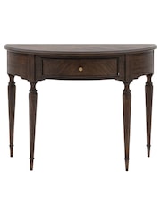 Gallery Home Brown Maddy Demi Lune Table - Image 4 of 8