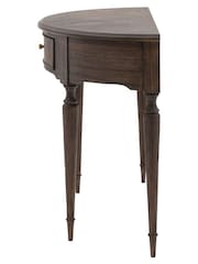 Gallery Home Brown Maddy Demi Lune Table - Image 7 of 8