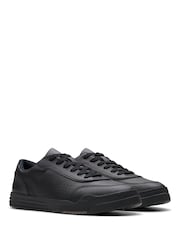 Clarks Blue Standard Fit (F) Leather Urban Solo Shoes - Image 4 of 7