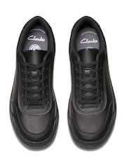 Clarks Blue Standard Fit (F) Leather Urban Solo Shoes - Image 5 of 7