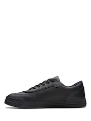 Clarks Blue Standard Fit (F) Leather Urban Solo Shoes - Image 6 of 7